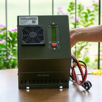 Máy kích chuyển điện 48V lên 220V Sóng Sin chuẩn hàng NHẬT BẢN 1.500VA/850W kiêm sạc bình ắc quy (TS63)