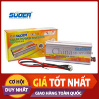 MÁY KÍCH ĐIỆN 12V LÊN 220V INVERTER 2000W SUOER SUA-2000A SIÊU BỀN BH hai năm [MeTro]