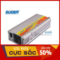 MÁY KÍCH ĐIỆN 12V LÊN 220V INVERTER 1000W, 1200W, 1500W, 2000W SUOER SUA-2000A SIÊU BỀN bh hai năm [MeTro]