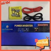 Máy kích điện 3000W, bộ đổi nguồn inverter 12v lên 220v 3000W