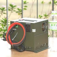 Máy kích điện bình ắc quy 24V lên 220V công suất 2.000VA/1.500W Hàng NHẬT Sóng Sine chuẩn kiêm sạc tự ngắt (Mã TS68)