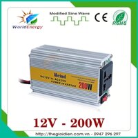 Máy kích điện Meind 200W từ 12VDC sang 220VAC