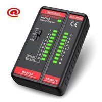 Máy kiểm tra cáp mạng HT812A, Kiểm tra liên tục đường dây điện thoại cáp cho CAT5 / CAT5E / CAT6 / CAT6A, Công cụ kiểm tra mạng UTP / STP
