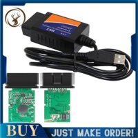 Máy kiểm tra chẩn đoán lỗi ô tô ELM327 Bộ chuyển đổi USB Máy quét CH340T Chip Công cụ quét chẩn đoán OBDII
