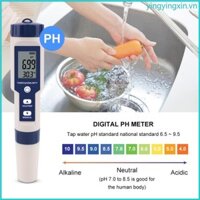 Máy kiểm tra chất lượng nước YIN Máy đo PH bể cá với PH TDS Độ mặn EC Temp