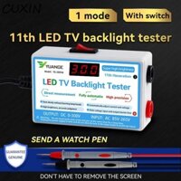 Máy kiểm tra đèn nền TV CUXIN, Đầu ra 0-300V Màn hình kỹ thuật số Dải LED Công cụ kiểm tra hạt, Cáp nguồn Pin mạ điện áp thích ứng Dụng cụ đo ánh sáng LED