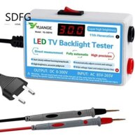 Máy kiểm tra đèn nền TV SDFG, Pin mạ màn hình kỹ thuật số Dải đèn LED Công cụ kiểm tra hạt, Đầu ra cáp nguồn 0-300V Phích cắm EU / US Dụng cụ đo đèn LED Công cụ sửa chữa đồng hồ