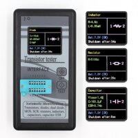 Máy kiểm tra điện trở đa năng 128 * 160 Diode Thyristor Điện trở điện dung MOSFET ESR LCR Meter Màn hình màu TFT