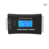 Máy kiểm tra nguồn điện LCD NEX 20 24 Pin Cung cấp ngân hàng Máy kiểm tra chẩn đoán đo điện