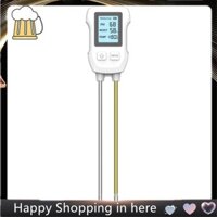 Máy kiểm tra PH đất 3 trong 1 Màn hình LCD Nhiệt kế đất Nhiệt độ PH Máy đo độ ẩm Cây hoa trồng trong chậu Máy kiểm tra đất