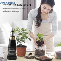 Máy kiểm tra PH đất FOUNDTWO, Đầu dò cảm biến kim loại Máy kiểm tra độ ẩm độ axit 3 ~ 8ph, Máy đo độ ẩm đất 2 trong 1 không có pin Máy đo độ ẩm đất Cây hoa