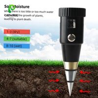 Máy kiểm tra PH đất ORNOOU, Đầu dò cảm biến kim loại Máy kiểm tra độ ẩm độ axit 3 ~ 8ph, Máy đo độ ẩm đất 2 trong 1 không có pin Máy đo độ ẩm đất làm vườn