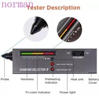 Máy kiểm tra trang sức NORMAN, Đèn báo LED Bộ chọn độ chính xác cao, Dụng cụ kiểm tra di động Chính xác đáng tin cậy Trang sức Đồng hồ cầm tay