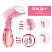 Máy là, bàn là hơi nước cầm tay SOKANY SK3060 công suất 1500w, bàn ủi, máy ủi hơi nước nhỏ gọn, tiện lợi khi đi xa.