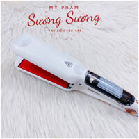 Máy Là duỗi Tóc Hơi Nước Cao Cấp Hair Salon Màu trắng