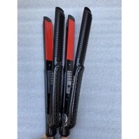 Máy là duỗi tóc phong cách Hàn Quốc bản nhỏ 3in1 mặt tráng sứ ceramic bảo vệ tóc