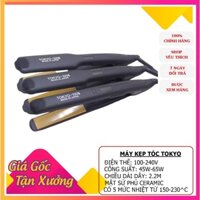 Máy là tóc duỗi tóc TOKYO mặt sứ bóng mượt bảo vệ tóc dùng cho salon chuyên nghiệp - HR652