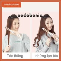 Máy Là Tóc Xoăn Tự Động Làm Nóng Nhanh Cao Cấp, Máy Ép Tóc Công Suất Lớn Đa Năng Giá Rẻ 2IN1