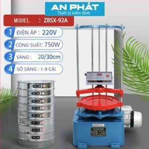 Máy lắc sàng rung phi 200 va phi 300 Trung Quốc ZBSX-92