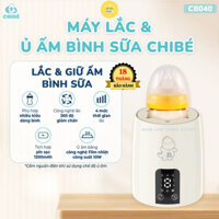 Máy Lắc Sữa Di Động và Hâm Sữa Cho Bé CHIBÉ CB040 Pin 1200mAh, Lắc Sữa Không Vón Cục, Tiếng Ồn Nhỏ, Bảo Hành 18 Tháng