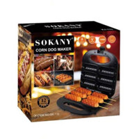 Máy Làm 6 Bánh Xúc Xích SOKANY SK110 Electric 750w/220v Hotdog Lolly Stick Sausage Waffle Maker Machine Breakfast PVN523