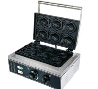 Máy làm bánh cá 6 con dùng điện loại nhỏ - Hàng chính hãng