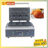 Máy làm bánh con cá công nghiệp 1650W làm nóng nhanh, an toàn, dễ sử dụng