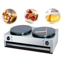 Máy làm bánh crepe bánh kép thái đôi 3000W x 2