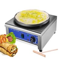 Máy làm bánh crepe, bánh kếp Thái, bánh tráng ( Điện - Gas) - Mặt 40cm loại - 15kg