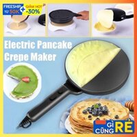 Máy làm bánh cuốn 600W gia nhiệt kép, chống dính teflon siêu bền