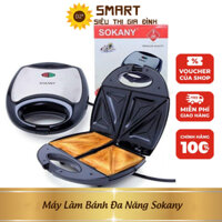 Máy làm bánh đa năng, kẹp nướng bánh Chính hãng SOKANY