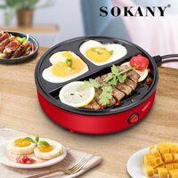 Máy làm bánh đa năng SOKANY 600W làm đồ ăn sáng siêu tiện lợi