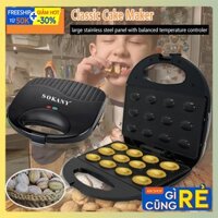 Máy làm bánh hạt dẻ SOKANY 750W làm nóng đều 2 mặt khuôn