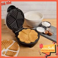 Máy làm bánh kẹp tàn ong khuôn trái tim 1000W Chính hãng Haeger