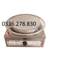 Máy làm bánh kép thái lan - máy làm bánh crepe gas mâm xoay inox bảo hành 1 năm