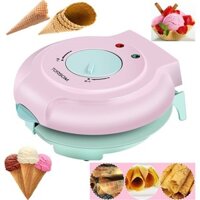 Máy làm bánh quế, máy làm vỏ kem ốc quế TORSOM 750W