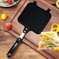 Máy làm bánh Sandwich giới hạn UPSCALE, Chảo rán bánh mì nướng hai mặt có thể tháo rời, Chảo trứng tráng chống dính bằng hợp kim nhôm CooKware