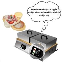 Máy Làm Bánh Souffle ĐÔI-Công suất 2,6kW, làm nhanh và đều. Sử dụng điện-Hàng cao cấp