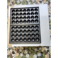 máy làm bánh takoyaki dùng gas 2 khuôn 56 bánh khuôn gang chống dính cao cấp