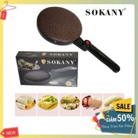 Máy làm bánh tráng, bánh crepe, bánh cuốn chống dính cao cấp Sokany