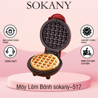 Máy làm bánh Waffle Dash Mini, bánh kẹp, bánh mì, bánh nướng sokany 517