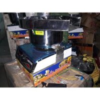 Máy làm bắp mỹ,máy làm bỏng ngô dùng gas công nghiệp loại nồi 3 lớp có vành máng 3-6 lạng/lần