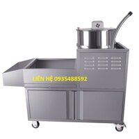 Máy làm bắp răng bơ công nghiệp dùng gas-bảo hành 1 năm