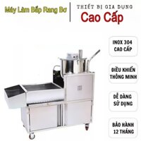 Máy Làm Bắp Rang Bơ Tự Động Công Nghiệp, Tốc Độ Cao, Chất Liệu Inox 304 Cao Cấp Giá Tốt
