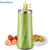 Máy làm cuộn trứng tự động FOUNDTWO, có bàn chải làm sạch có que Máy cuộn trứng tự động, Lớp phủ chống dính gia dụng Máy ăn sáng cuộn trứng Máy xúc xích Sử dụng tại nhà