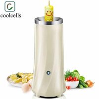 Máy làm cuộn trứng tự động COOLCELLS, có bàn chải làm sạch có que Máy cuộn trứng tự động, Máy ăn sáng chống dính cầm tay Máy cuộn trứng Máy xúc xích Sử dụng tại nhà
