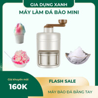 Máy làm đá bào mini, máy bào đá bằng cầm tay tuyết Đa năng mini gia đình xay đá quay tay