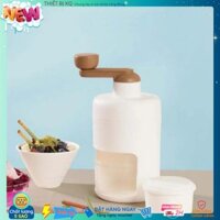 Máy làm đá bào tự chế nhỏ máy nghiền đá bào nhỏ lưỡi dao bằng thép không gỉ