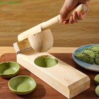 Máy làm da BLAZESKY Mochi, Máy ép da bằng gỗ ép bánh bao, Hướng dẫn sử dụng phụ kiện nhà bếp Máy ép bột bền