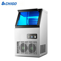 Máy Làm Đá Chigo, Quán Trà Sữa Thương Mại, Quán Bar Lớn, Máy Làm Đá Vuông Tự Động, Máy Làm Đá Viên Dung Tích Lớn